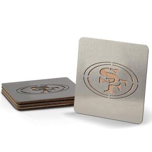 YouTheFan NFL San Francisco 49ers coasters,